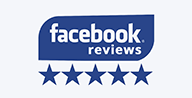 Facebook Reviews logo for all our electrical service and installation customers