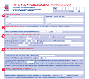 Electric Installation Condition reports are important documents to quarantee the electric work in your property